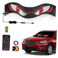 maXpeedingrods LED Sign for Truck Windshield Devil Eyes Display App  24" 5"