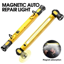 Under Hood Work Light Bar 3000LM LED Magnetic Light Bar with Hooks Rechargeable