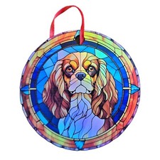 Cavalier King Charles 3 Holographic Design Dog Ornament