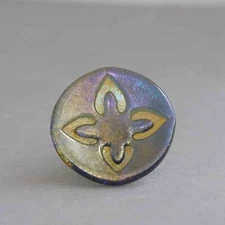 Statement Ring-Cocktail Ring-Fused Iridescent Glass-Handmade in USA