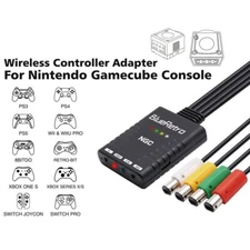 Multi-function Bluetooth Wireless Controller Adapter Support 4 Controllers pe66