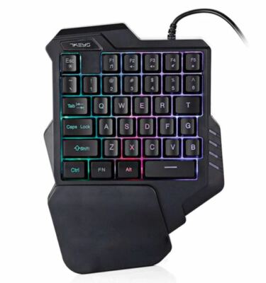 Gaming Tastatur Einhand LED Hintergrundbeleuchtung für PC Gaming 1LJU