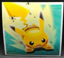 Pikachu Pokemon Sticker Seal Nintendo Japanese 2016 Very Rare Japan F/S1