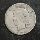 1934 S $1 Peace Silver Dollar L6N28