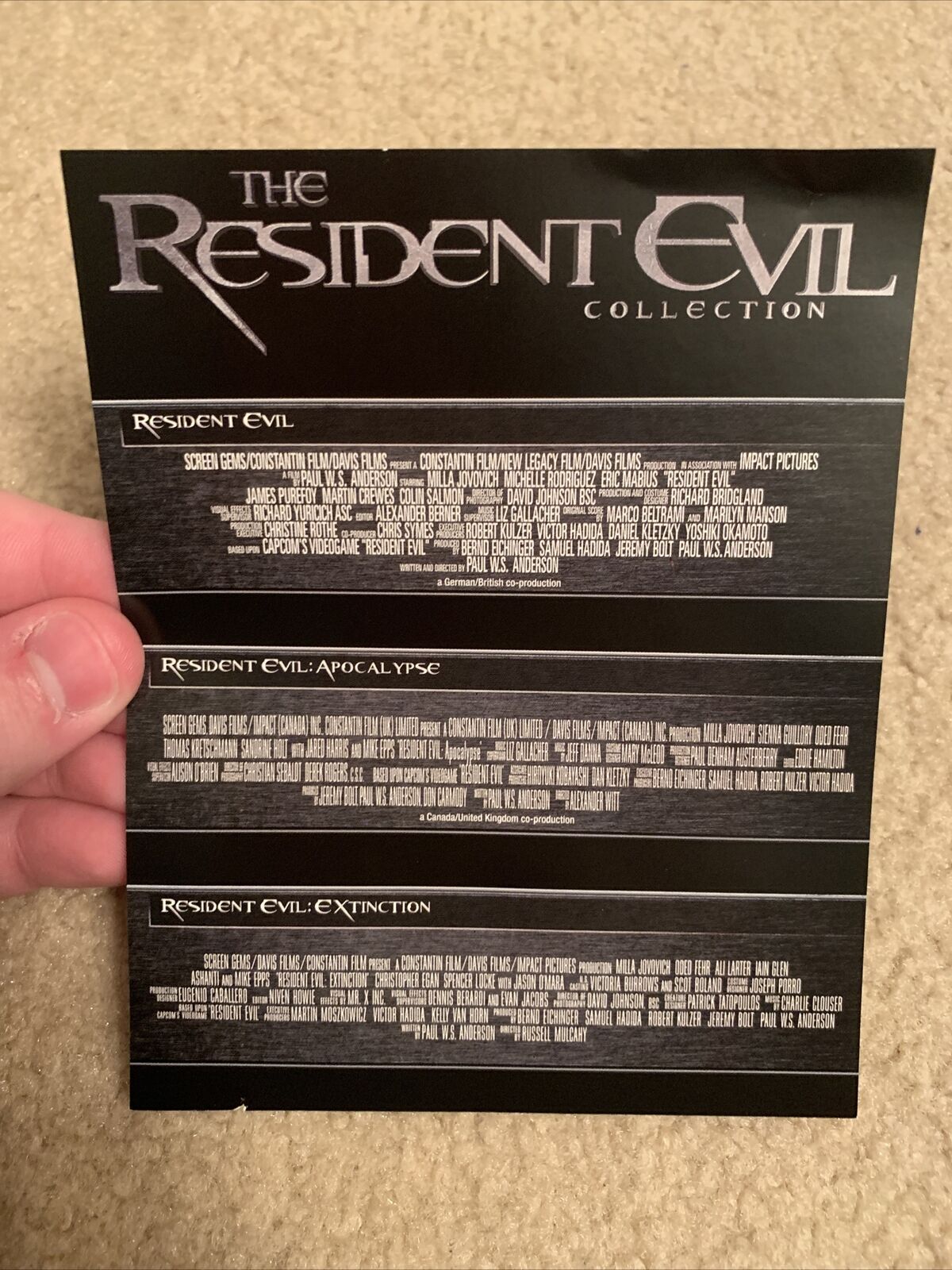 is this rare? found it on my father's DVD collection : r/residentevil