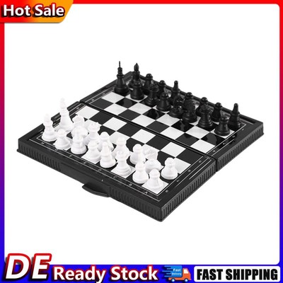 Mini-Schachbrett, faltbar, fliegendes Schach, interessante Brettspiele für Kinde