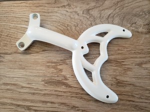 Casablanca Ceiling Fan Parts 1 Single White Metal Blade Arm Bracket Tulip Ebay