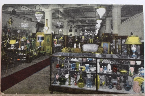 Illinois IL Chicago Hobbies Magazine World's Antique Mart Postcard Old Vintage