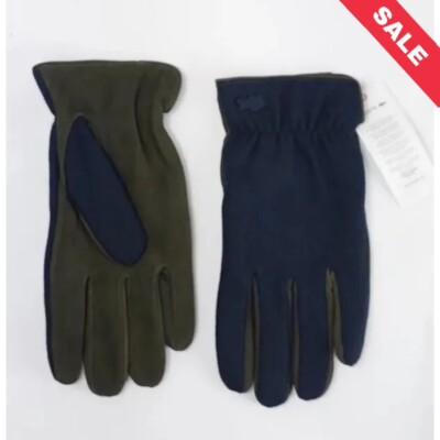 LACOSTE DUNKELBLAU/GRÜN BAOBAB/MARINE WOLLE/POLYSTER GR. M UVP 80£