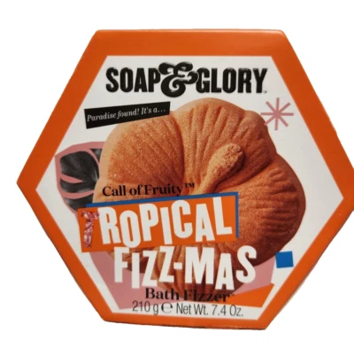 Soap & Glory Tropical Fizz Bath Fizzer 210g Badebombe für ein entspannendes Bad