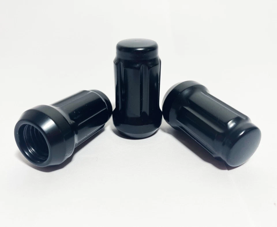 24 porcas pretas 6 spline 12x1,25 assento cônico para Nissan Armada Frontier - Imagem 2 de 4