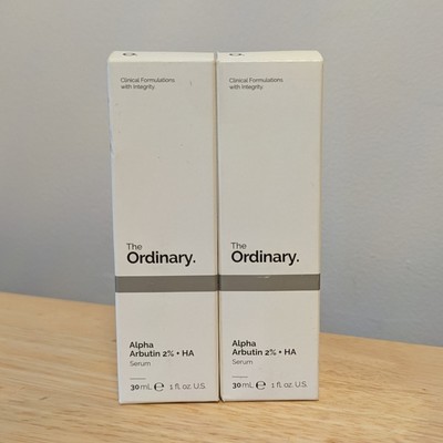 2X The Ordinary Alpha Arbutin 2% + HA Serum, 30ml NIB