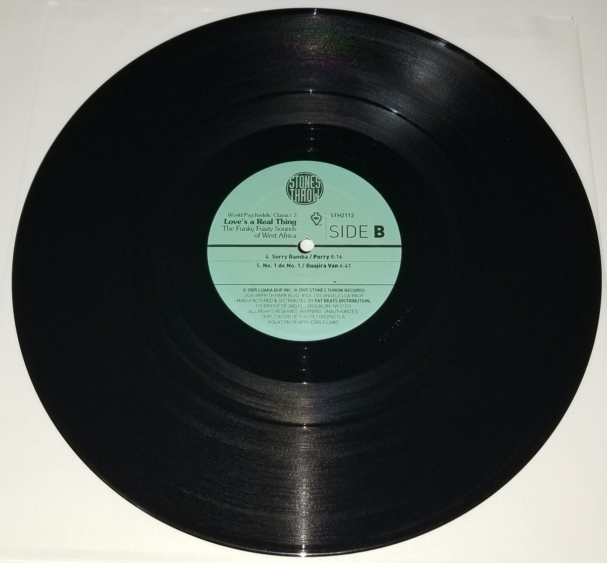 FUNK FUZZ WEST AFRICA PSYCH 2 LP 05' STONES THROW RECORDS