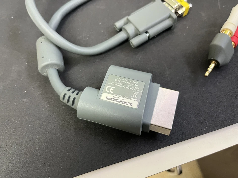 Xbox 360 VGA AV Cable Microsoft Xbox 360 Cable - Image 3 of 4