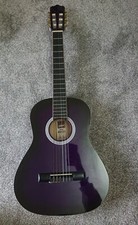 Ashton Spcg34tp 3/4 Size Acoustic Guitar In Purple For Beginner