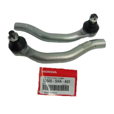 2x Genuine Front Tie Rod L R Honda Civic Si FD 53540 / 53560-SNA