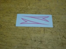 Schwinn 16" & 20" Bicycle & Stingray Krate Fork Dart Pink Decal Set