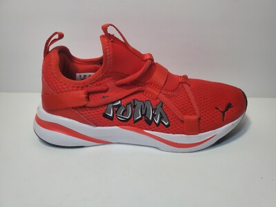 *Right Shoe Only* Puma Softride Boys Red Tennis Amputee Replacement - Size 5C
