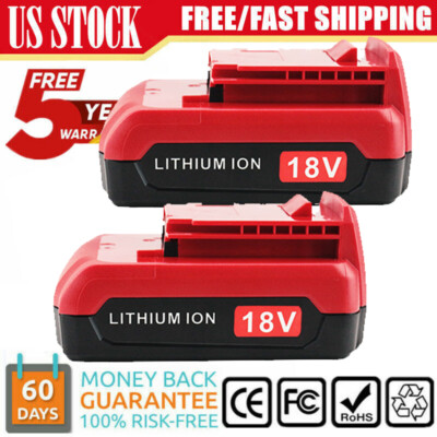 replacement For Porter Cable 18 Volt 18V 3.0Ah Lithium-Ion Battery PC18B PC18BL 