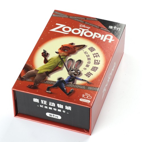 Sealed Booster Box 2023 Card.fun x Disney 100 Zootopia Trading Cards 10packs