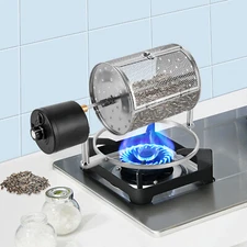 Electric Coffee Bean Roaster Machine Coffee Peanuts Pine Nuts Baking Roaster New