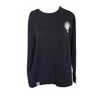 The North Face Womens Black Crewneck Sweatshirt Leave It Better Graphic Size M