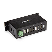 ST7200USBM StarTech.com Industrieller montierbarer 7 Port USB 2.0 Hub Schwar ~D~