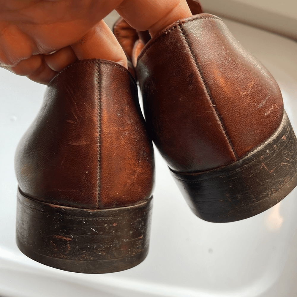 Vintage Bally of Switzerland Marlon brown leather slip on loafers‎ Vintage Bally of Switzerland Marlon brown leather slip on  main image 3