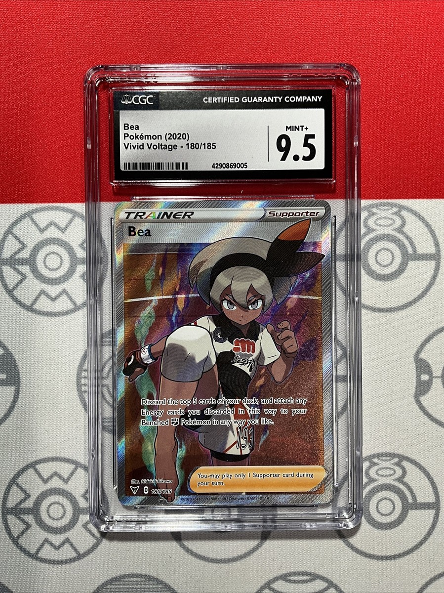 NEW CGC 9.5 MINT+ Bea 180/185 Vivid Voltage FA Ultra Rare
