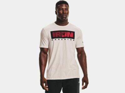 Under Armour Men's Project Rock Iron Paradise T-Shirt Dwayne ''Rock'' Johnson XXL