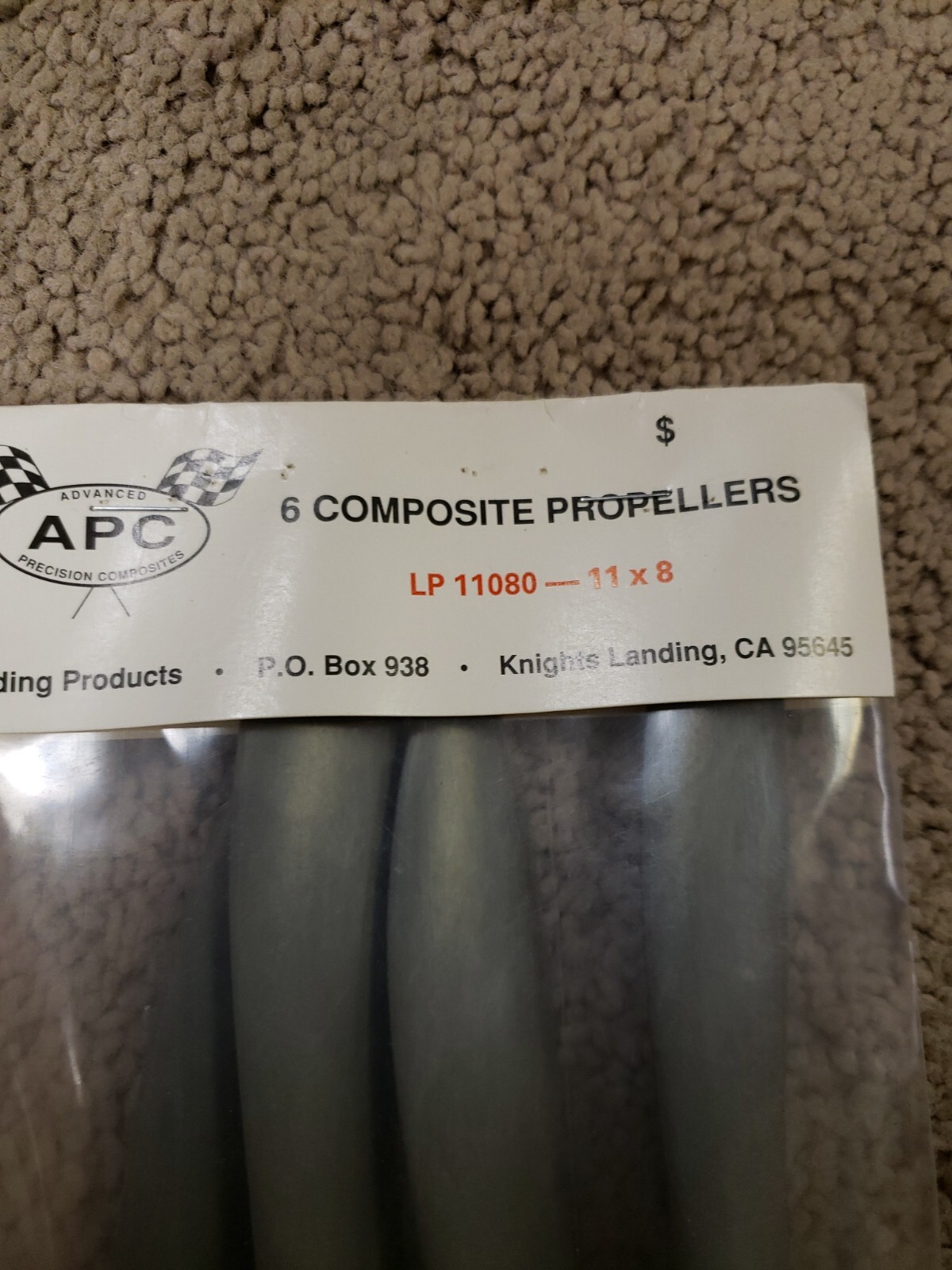 APC COMPOSITE Propeller - Lot Of Four Of 11 X 8 Prop RC Plane - New - LP 11080