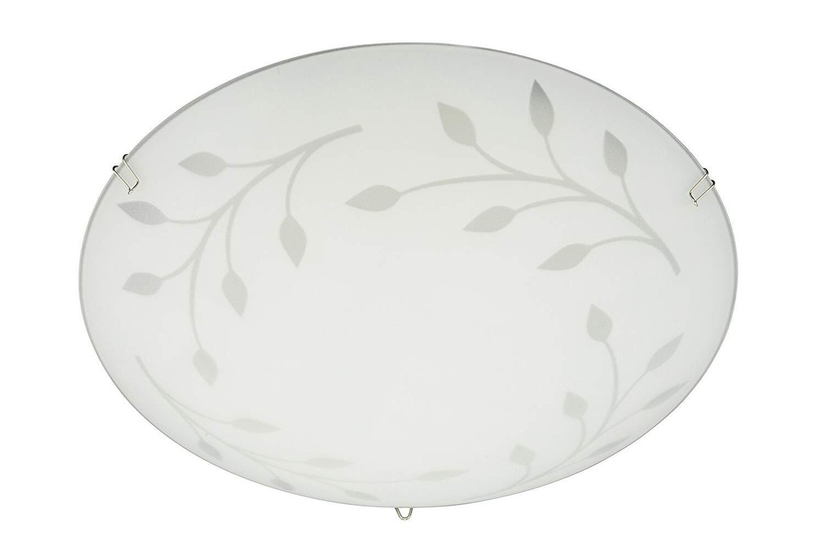 BRILONER - PLAFONIERA LED SILVER DIAMETRO 25cm 1 LUCE 8,4 watt ARGENTO ANTICHIZZATO | Leroy Merlin