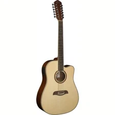 Oscar Schmidt OD312CE Dreadnought 12-String Acoustic Electric Guitar, Natural