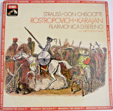 Strauss-Don Chisciotte--Rostropovich-Karajan  LP 33 giri
