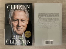Bill Clinton Signed Autographed Book - Citize...