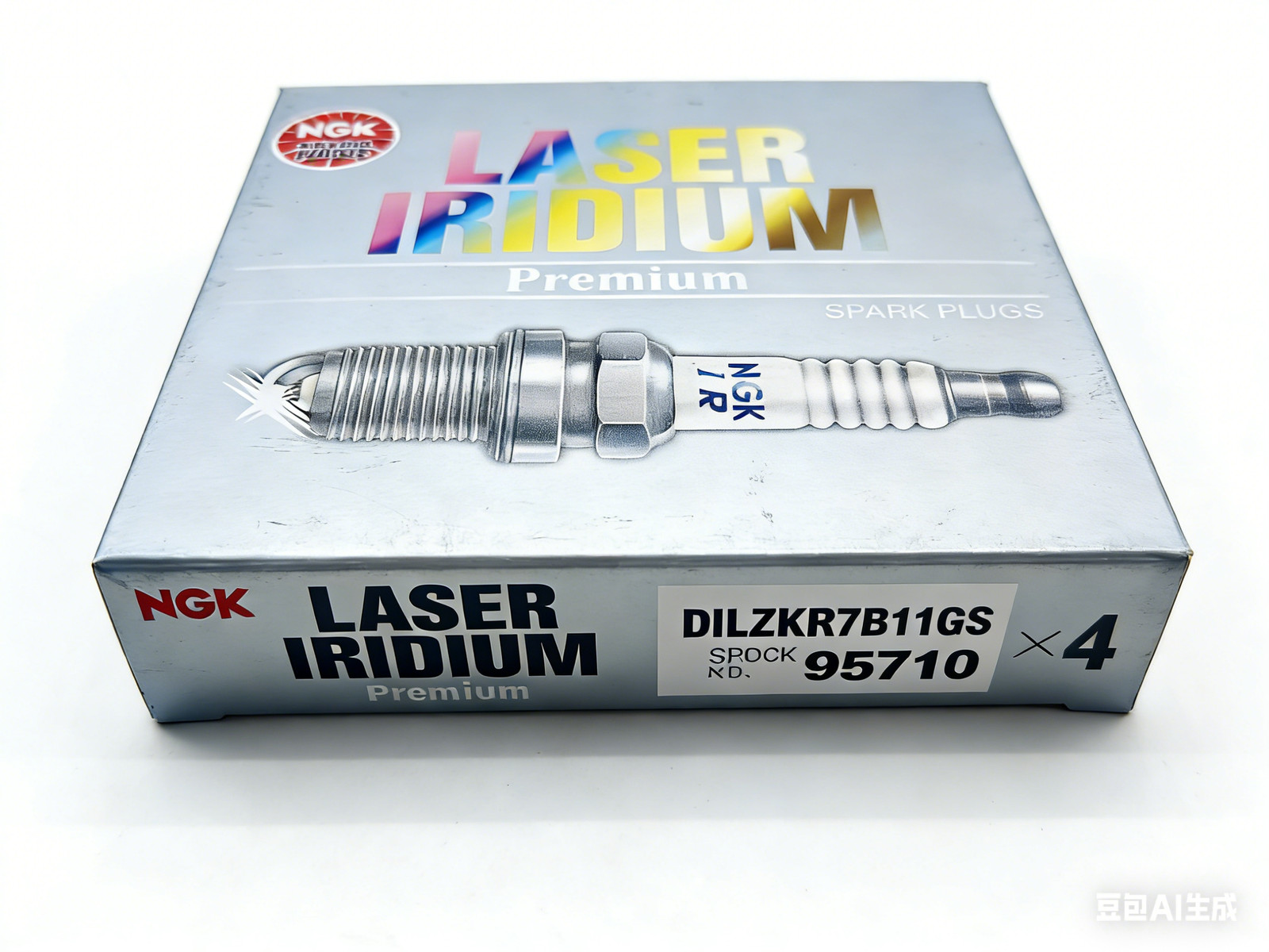 Set of 4 NGK 95710 Laser Iridium Spark Plugs DILZKR7B11GS fits Honda Acura New