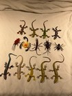 XX Five Lined Skink Lizard 9 Lizards Other Bugs One Fly Looks Real Total Lot 14 — photo 1