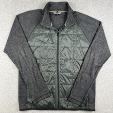 Smartwool Merino Double Propulsion 60 Jacket Hybrid Zip XL Mens Grey Hiking