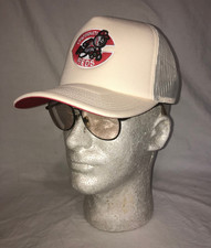 Mitchell & Ness Cincinnati REDS Cooperstown MLB Trucker Snapback Hat (Off White)