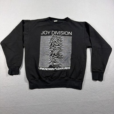 Joy Division Unknown Pleasures Sweatshirt Men Small Graphic Pullover Vintage