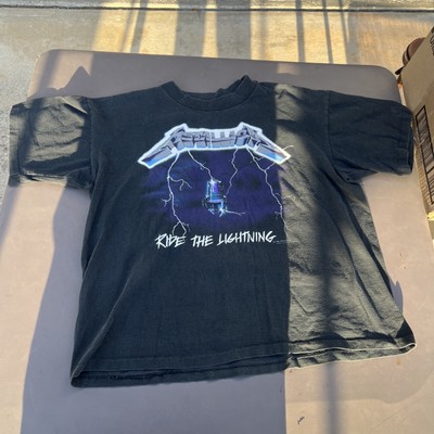 Vintage 1989 Metallica Ride The Lightning T-Shirt - XL ? | eBay