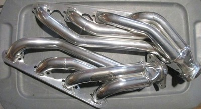 Scott Drake C5ZZ-9430-CC-SH Sil CERAMIC Shorty Headers 64-70 FORD MUSTANG Header