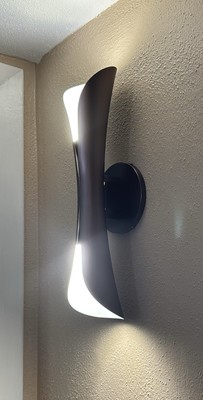 Tubicen Modern Wall Sconce, Dimmable Up and Down Wall Light, Decorative Indoo...