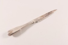 Messer Silber D&auml;nemark Christian F. Heise Obstmesser ca. 17cm Vollsilberklinge