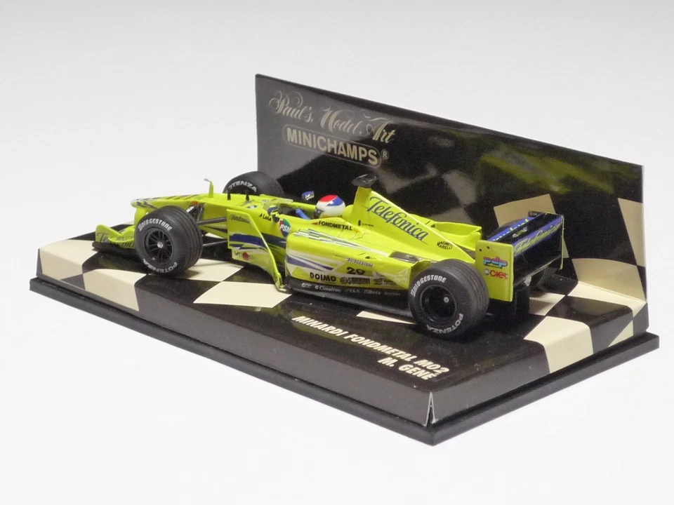 MINICHAMPS 1:43 MINARDI FONDMETAL M02 M. GENE - Immagine 3 di 4