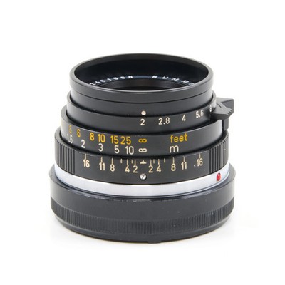 LEITZ 35MM F2 SUMMICRON 3RD VERSION WITHOUT FILTER THREADS 11309 #5409