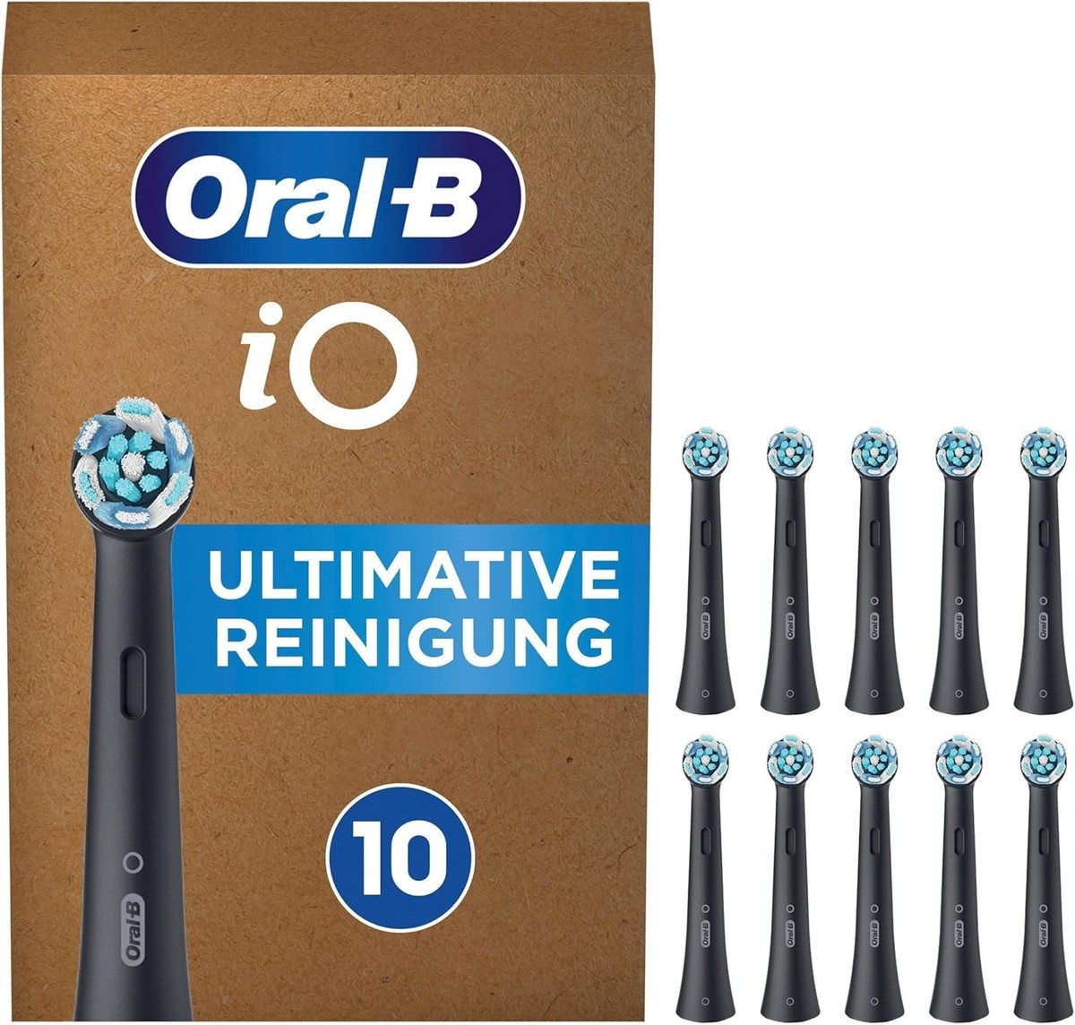 Oral-B iO Ultimative Reinigung Aufsteckbürsten für elektrische Zahnbürste, 10 St 8700216778800