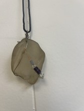 Sea Glass Wire Necklace