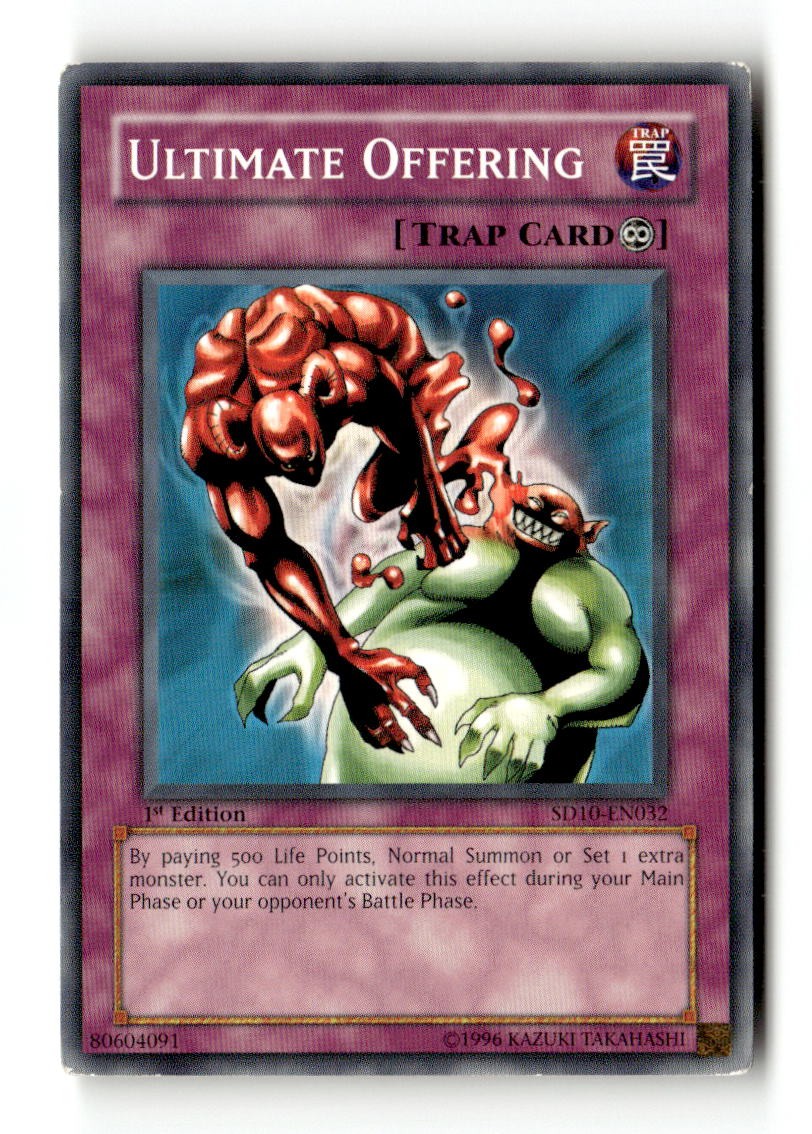 YuGiOh! TCG Ultimate Offering: Lightly Played CSP 1st Edition - SD10-EN032