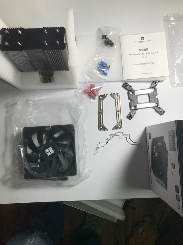 Thermalright Assassin X120 Refined SE CPU Air Cooler, 4 Heat Pipes, TL-C12C